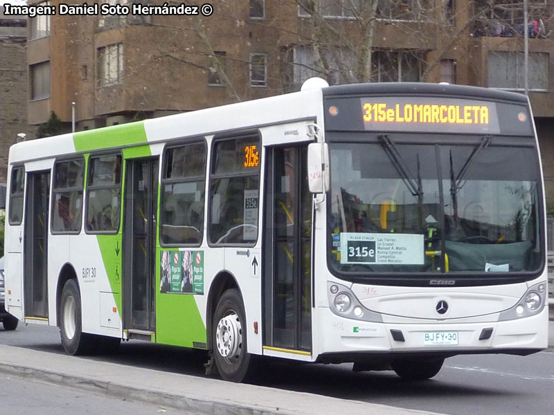 Induscar Caio Mondego H / Mercedes Benz O-500U-1726 / Servicio Troncal 315e