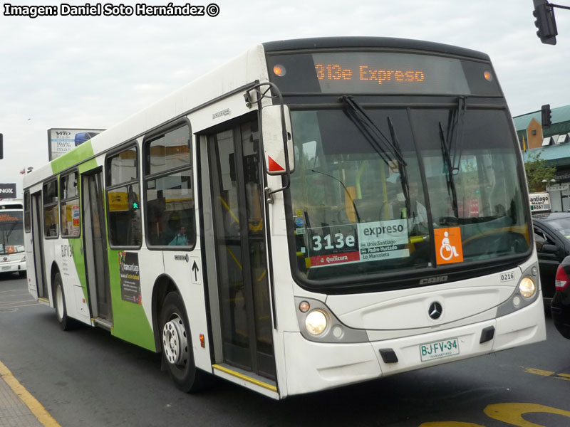 Induscar Caio Mondego H / Mercedes Benz O-500U-1726 / Servicio Troncal 313e