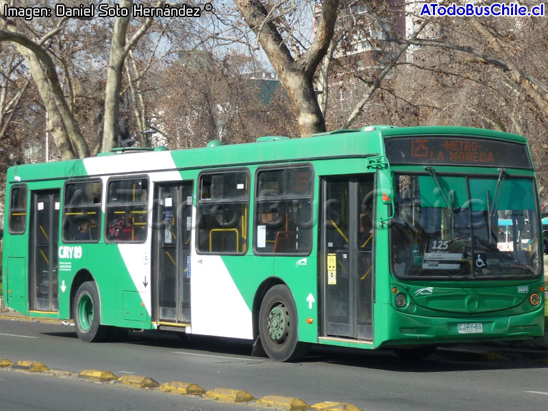 Induscar Caio Mondego H / Mercedes Benz O-500U-1726 / Servicio Troncal 125