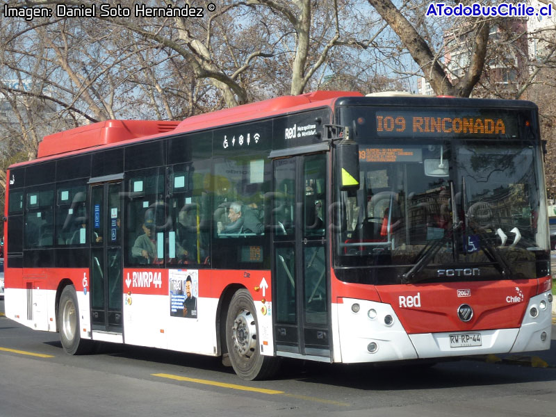 Foton E-Bus U-12 SC / Servicio Alimentador I-09