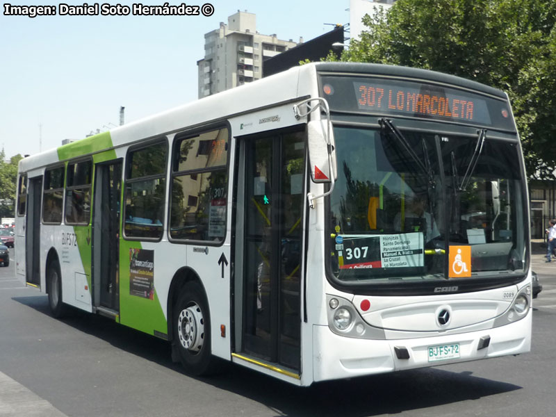 Induscar Caio Mondego H / Mercedes Benz O-500U-1726 / Servicio Troncal 307