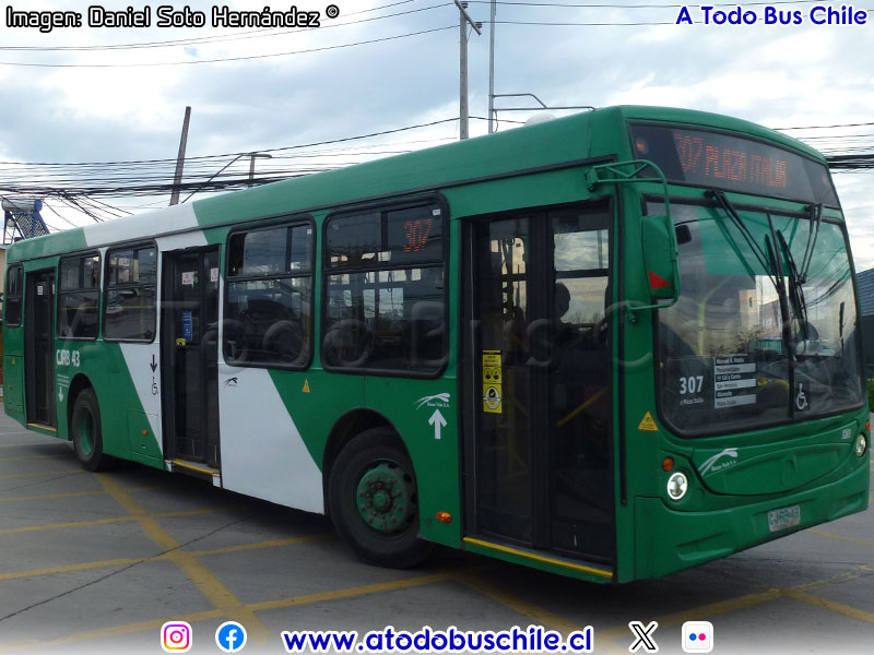 Induscar Caio Mondego H / Mercedes Benz O-500U-1726 / Servicio Troncal 307