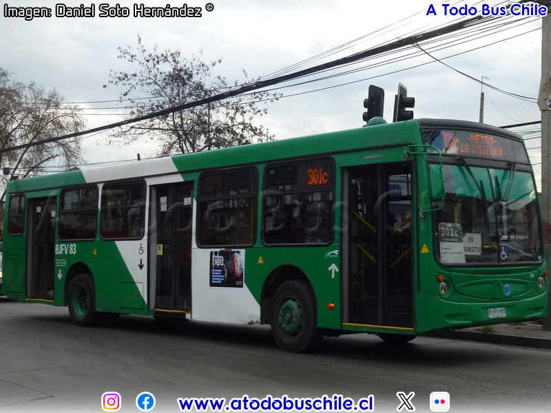 Induscar Caio Mondego H / Mercedes Benz O-500U-1726 / Servicio Troncal 301c