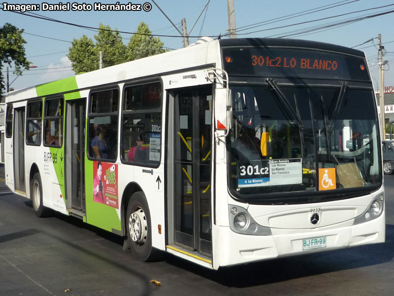 Induscar Caio Mondego H / Mercedes Benz O-500U-1726 / Servicio Troncal 301c2