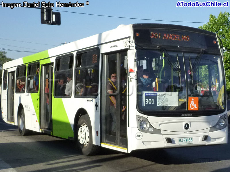 Induscar Caio Mondego H / Mercedes Benz O-500U-1726 / Servicio Troncal 301