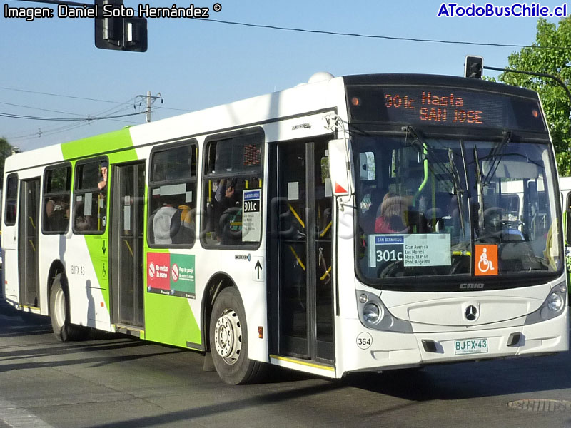 Induscar Caio Mondego H / Mercedes Benz O-500U-1726 / Servicio Troncal 301c