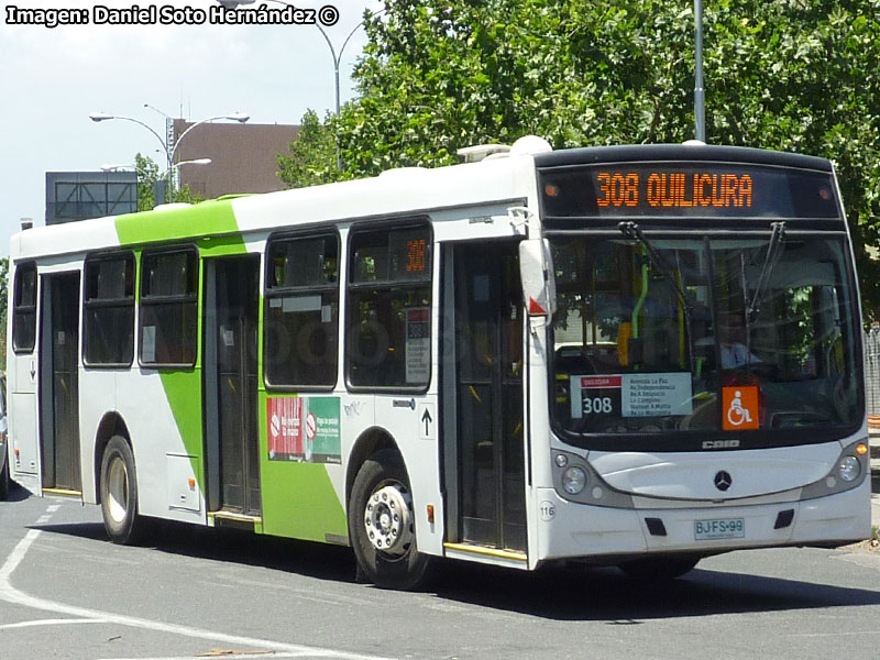 Induscar Caio Mondego H / Mercedes Benz O-500U-1726 / Servicio Troncal 308