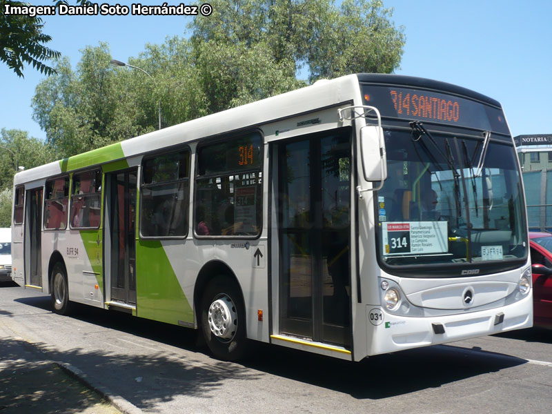 Induscar Caio Mondego H / Mercedes Benz O-500U-1726 / Servicio Troncal 314