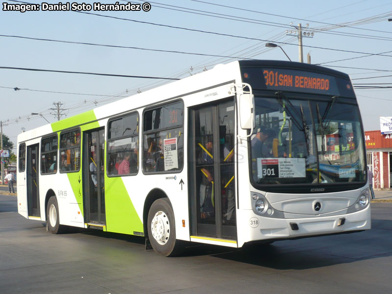 Induscar Caio Mondego H / Mercedes Benz O-500U-1726 / Servicio Troncal 301