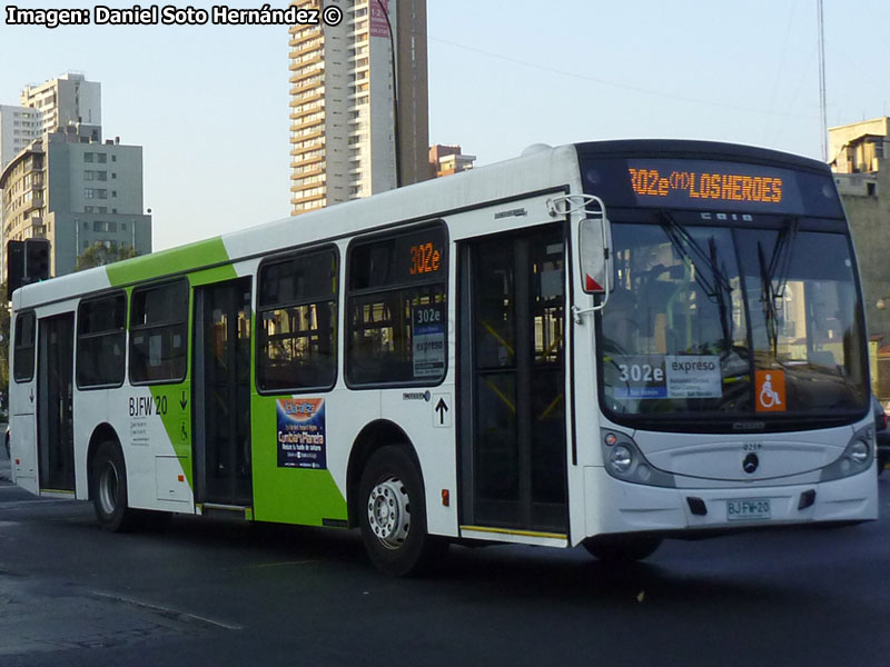 Induscar Caio Mondego H / Mercedes Benz O-500U-1726 / Servicio Troncal 302e