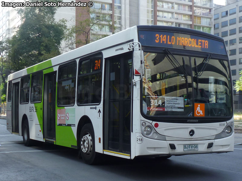 Induscar Caio Mondego H / Mercedes Benz O-500U-1726 / Servicio Troncal 314