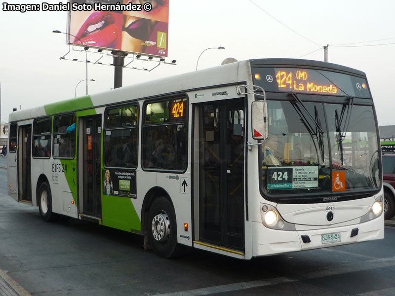 Induscar Caio Mondego H / Mercedes Benz O-500U-1726 / Unidad de Apoyo Servicio Troncal 424