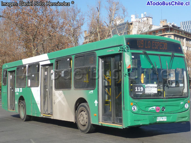 Induscar Caio Mondego H / Mercedes Benz O-500U-1726 / Servicio Troncal 119