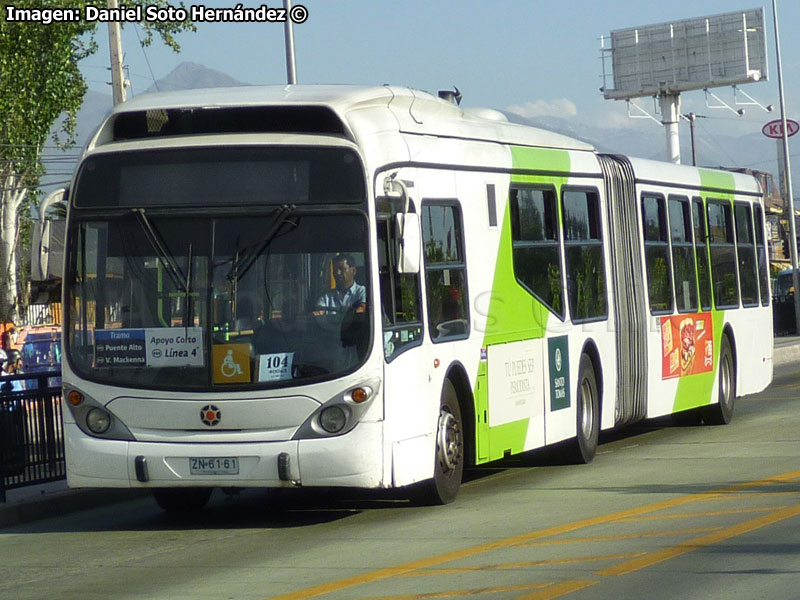 Marcopolo Gran Viale / Volvo B-9SALF / Servicio Troncal 400x (Apoyo Corto L-4 Metro de Santiago)