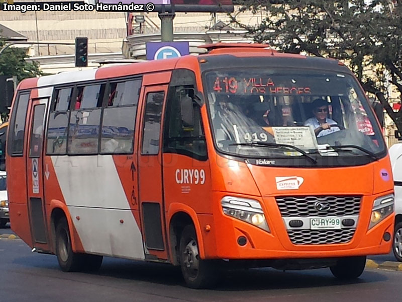Volare W9 Urbano / Agrale MA-9.2 Euro V  / Servicio Troncal 419
