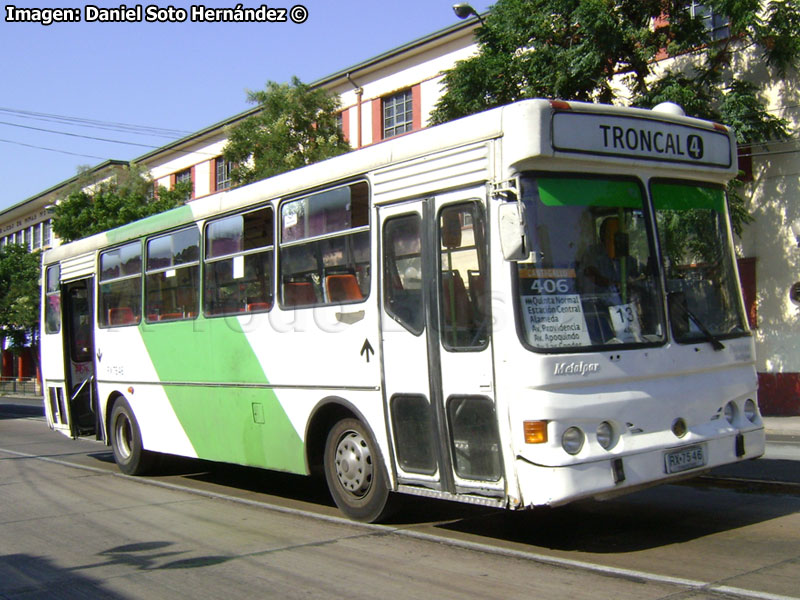 Metalpar Petrohué 2000 / Mercedes Benz OH-1420 / Servicio Troncal 406