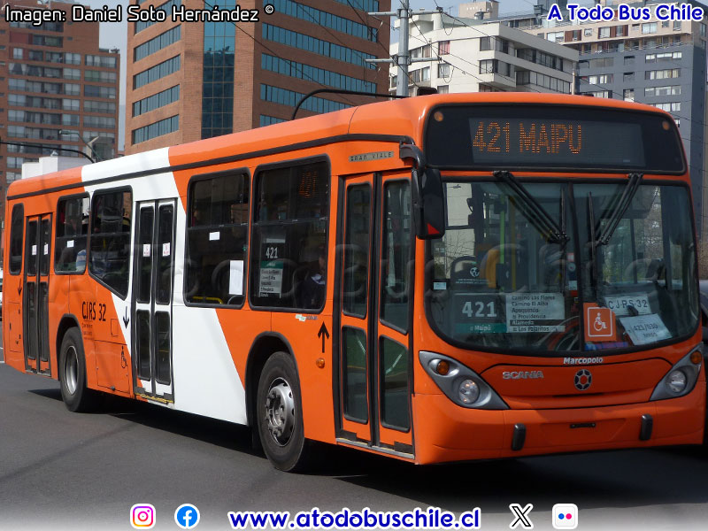 Marcopolo Gran Viale / Scania K-230UB eev5 / Servicio Troncal 421