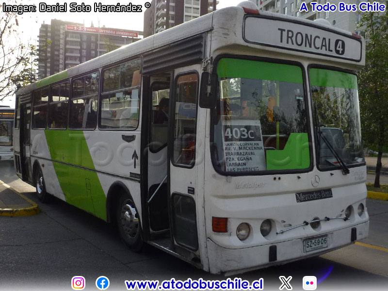 Metalpar Petrohué 2000 / Mercedes Benz OH-1420 / Servicio Troncal 403c
