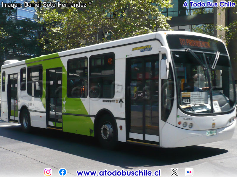 Busscar Urbanuss Pluss / Volvo B-7R-LE / Servicio Troncal 411