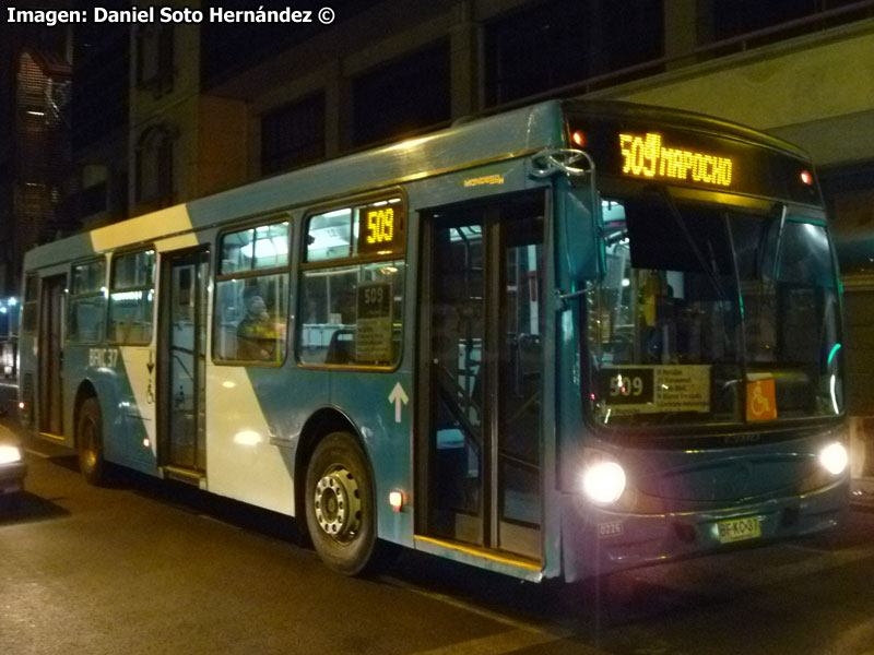 Induscar Caio Mondego H / Mercedes Benz O-500U-1725 / Servicio Troncal 509