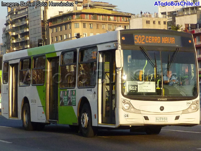 Induscar Caio Mondego H / Mercedes Benz O-500U-1726 / Servicio Troncal 502