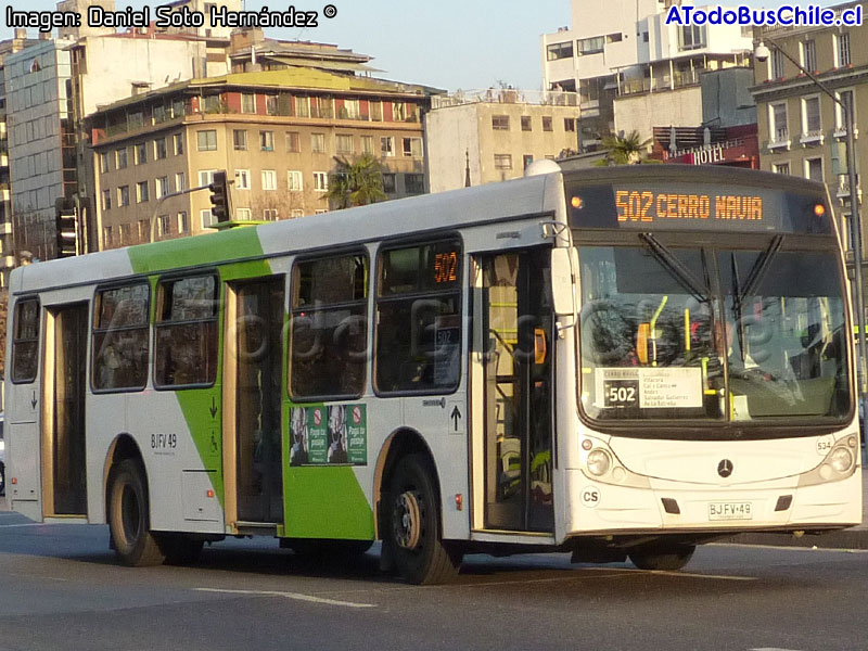 Induscar Caio Mondego H / Mercedes Benz O-500U-1726 / Servicio Troncal 502