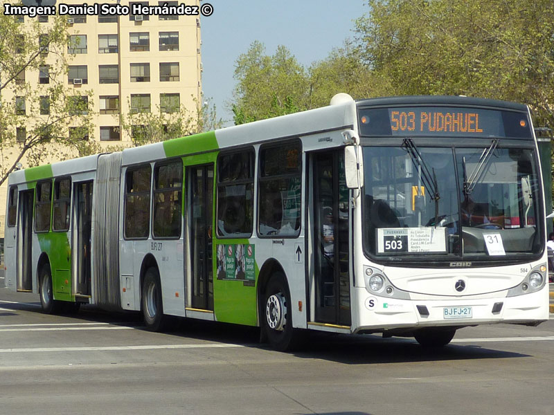 Induscar Caio Mondego HA / Mercedes Benz O-500UA-2836 / Servicio Troncal 503