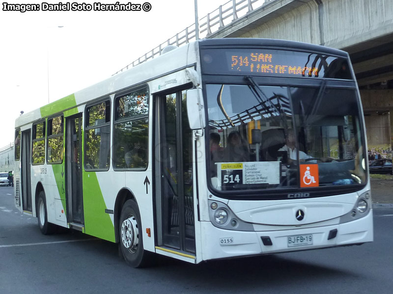 Induscar Caio Mondego H / Mercedes Benz O-500U-1725 / Servicio Troncal 514