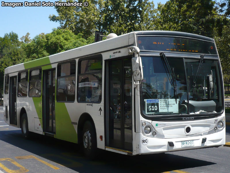 Induscar Caio Mondego H / Mercedes Benz O-500U-1725 / Servicio Troncal 510