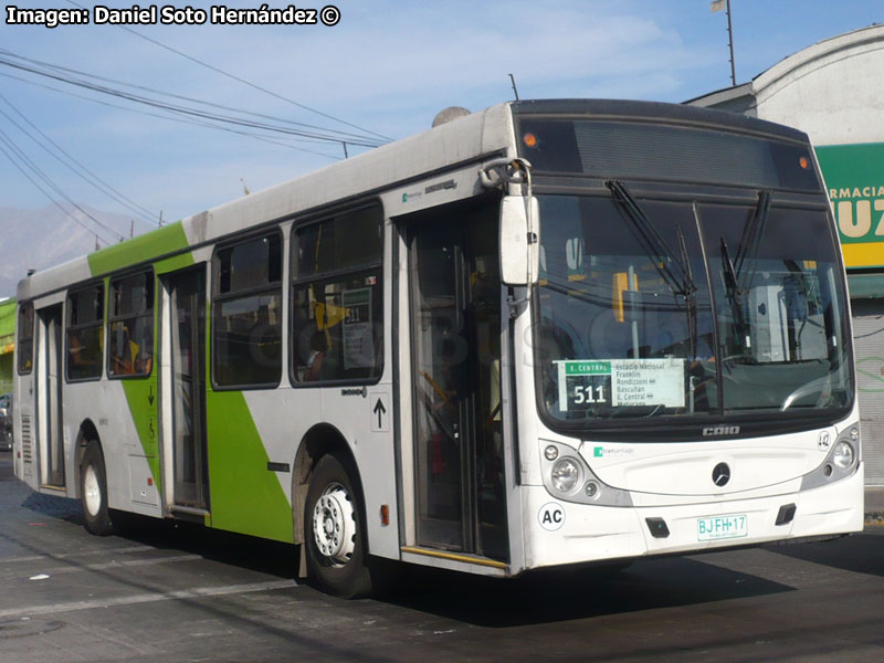 Induscar Caio Mondego H / Mercedes Benz O-500U-1725 / Servicio Troncal 511