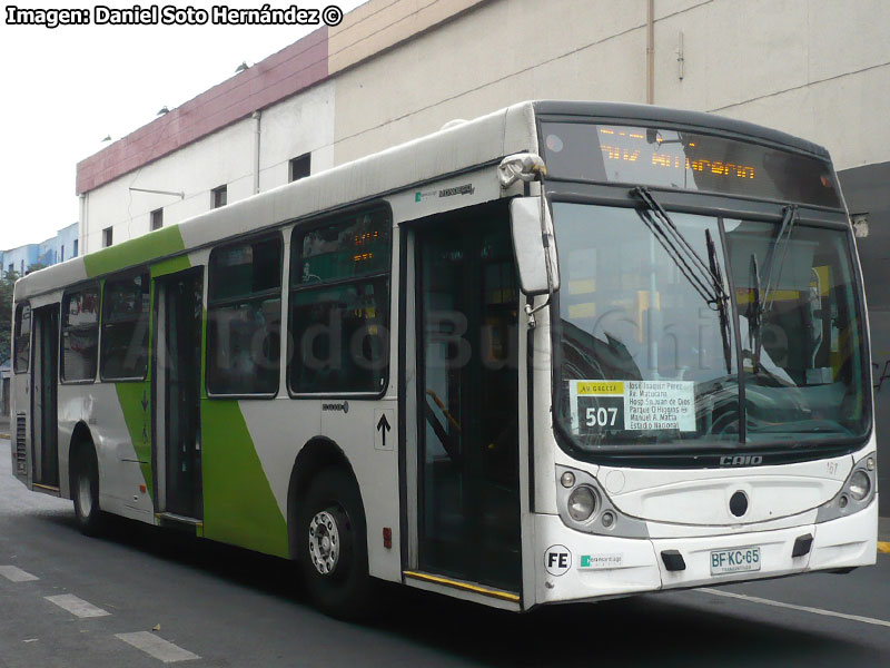 Induscar Caio Mondego H / Mercedes Benz O-500U-1725 / Servicio Troncal 507