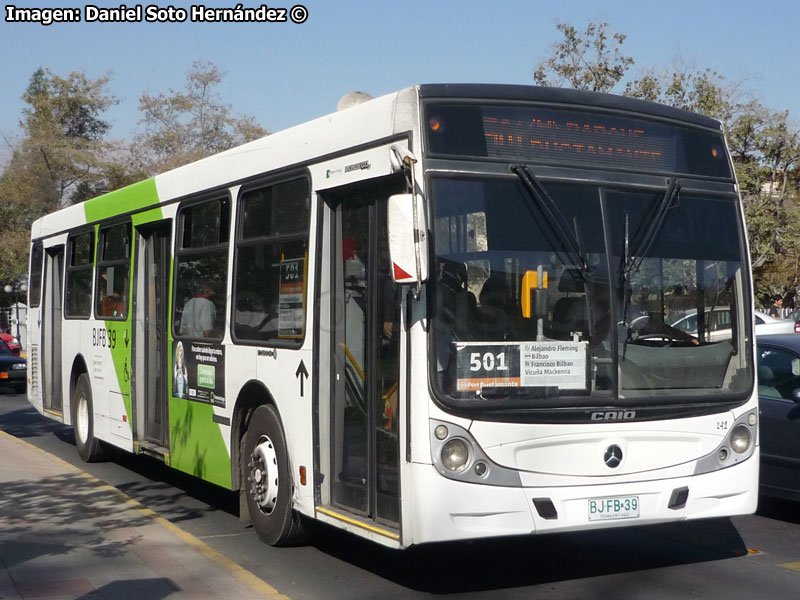 Induscar Caio Mondego H / Mercedes Benz O-500U-1725 / Servicio Troncal 501