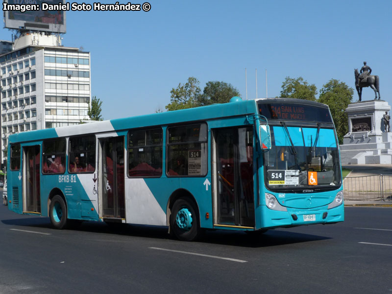 Induscar Caio Mondego H / Mercedes Benz O-500U-1725 / Servicio Troncal 514