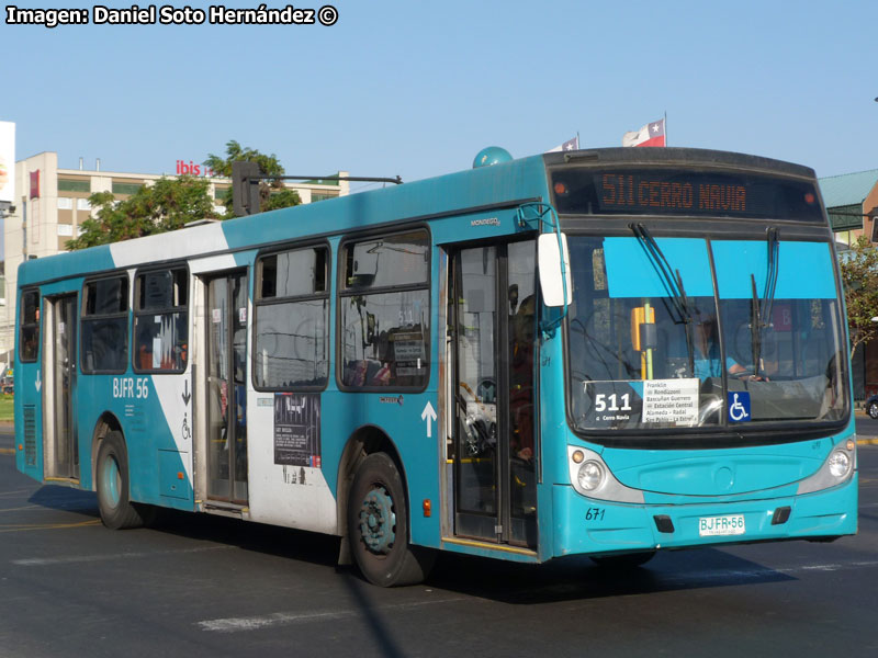 Induscar Caio Mondego H / Mercedes Benz O-500U-1725 / Servicio Troncal 511