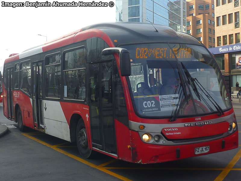 Neobus Mega BRS / Volvo B-290R-LE Euro5 / Servicio Alimentador C-02