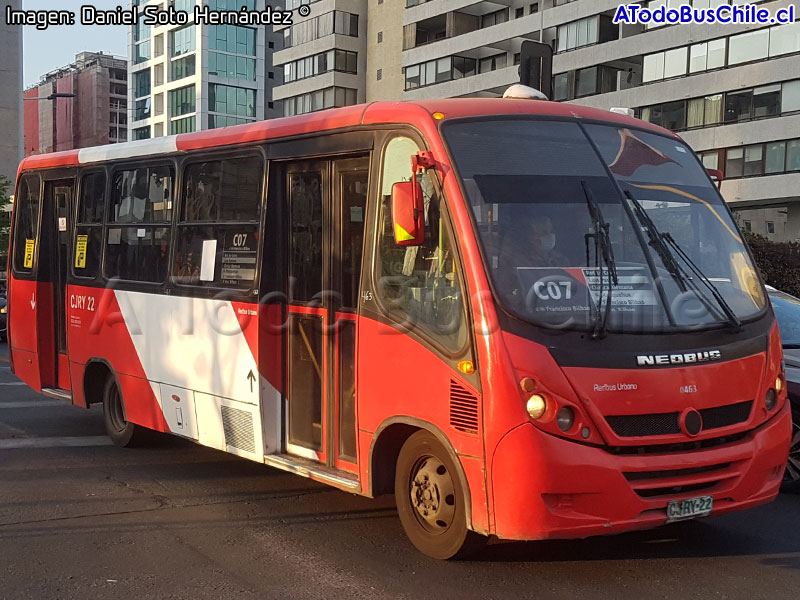 Neobus Thunder + / Mercedes Benz LO-915 / Servicio Alimentador C-07