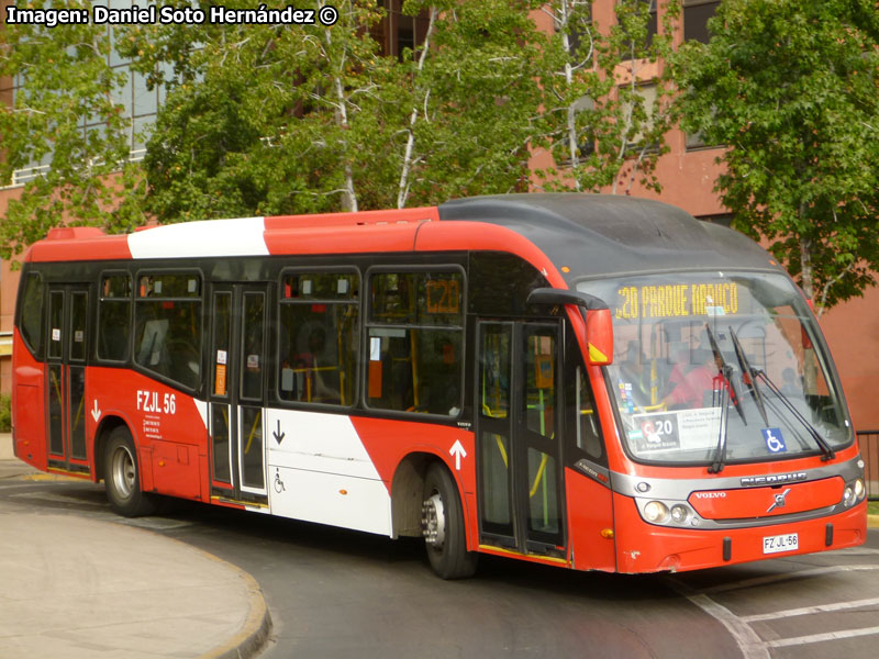 Neobus Mega BRS / Volvo B-290R-LE Euro5 / Servicio Alimentador C-20