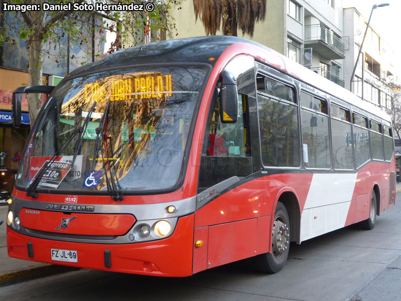 Neobus Mega BRS / Volvo B-290R-LE Euro5 / Servicio Alimentador C-10e