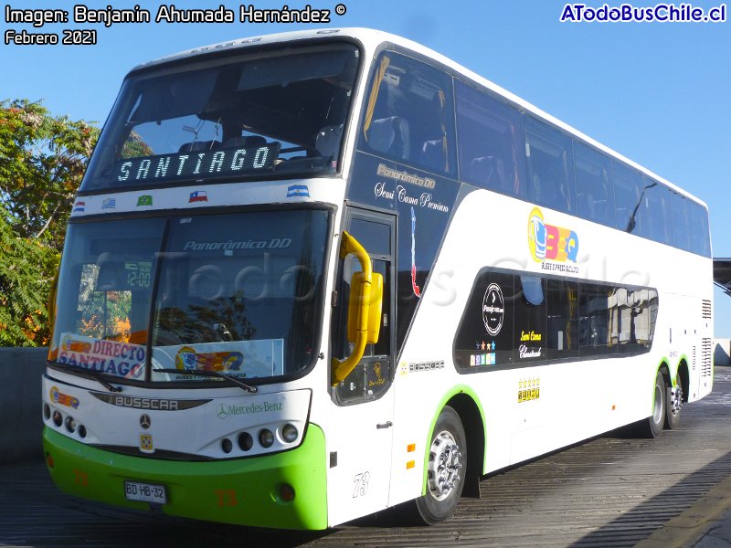 Busscar Panorâmico DD / Mercedes Benz O-500RSD-2036 / Buses Expreso Quillota