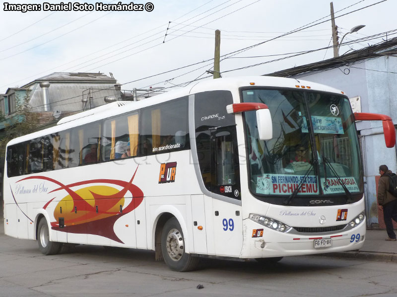 Comil Campione 3.45 / Mercedes Benz O-500RS-1836 / Pullman del Sur