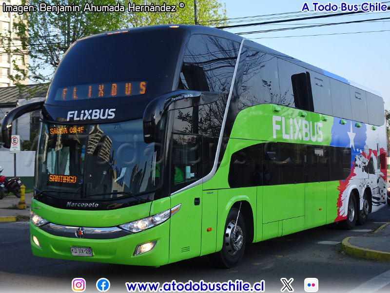 Marcopolo Paradiso G7 1800DD / Volvo B-450R Euro5 / Flixbus Chile