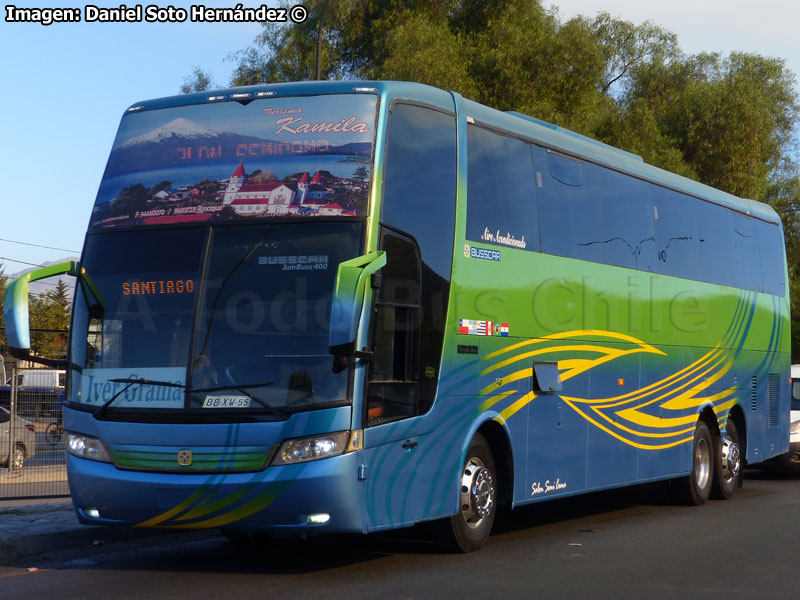 Busscar Jum Buss 400 / Mercedes Benz O-500RSD-2036 / Turismo Kamila (Auxiliar Buses Ivergrama)