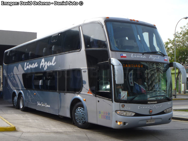 Marcopolo Paradiso G6 1800DD / Scania K-420 / Línea Azul