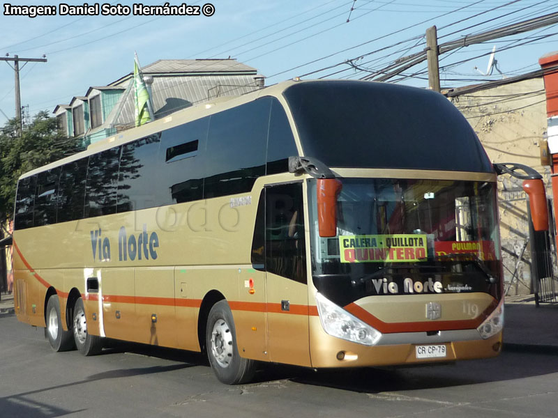 Zhong Tong Navigator LCK6137H / Vía Norte (Auxiliar Pullman Palmira)