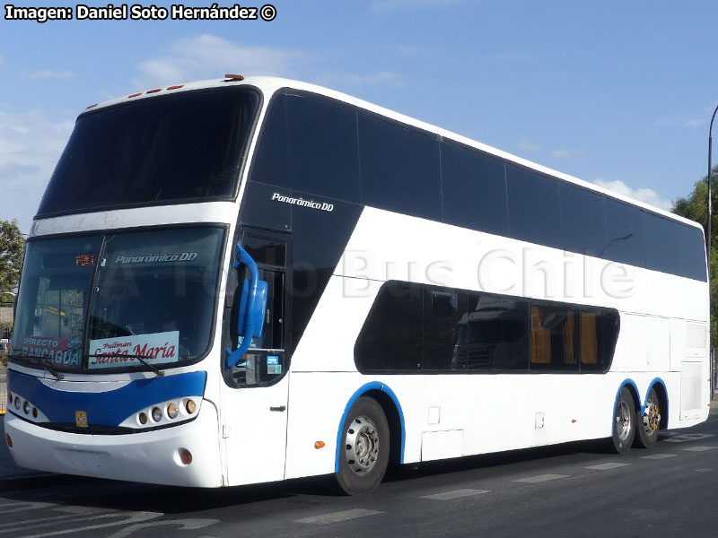 Busscar Panorâmico DD / Scania K-420 / Pullman Santa María