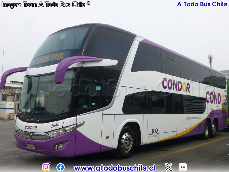 Marcopolo Paradiso G7 1800DD / Mercedes Benz O-500RSD-2441 BlueTec5 / Cóndor Bus