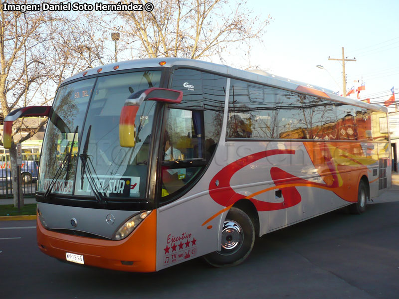 Induscar Caio Giro 3400 / Mercedes Benz O-500R-1830 / Sol del Sur