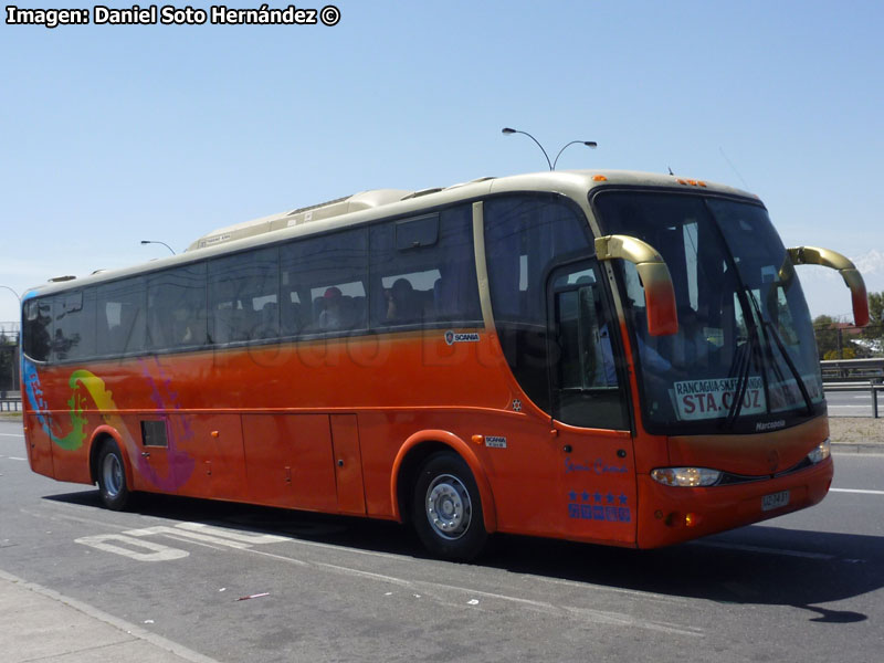 Marcopolo Viaggio G6 1050 / Scania K-124IB / Pullman Gacela Azul (Auxiliar Pullman El Huique)