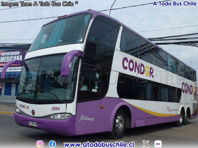 Marcopolo Paradiso G6 1800DD / Mercedes Benz O-500RSD-2442 / Cóndor Bus