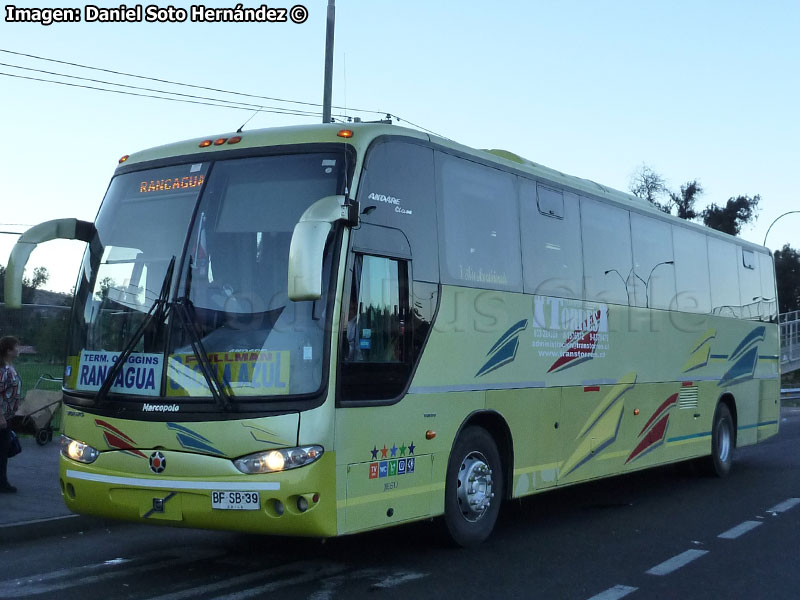 Marcopolo Andare Class 1000 / Volvo B-9R / Pullman Gacela Azul